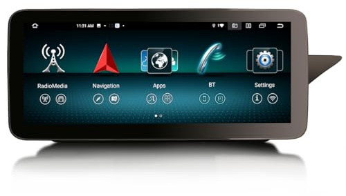 Erisin 12.3“ 8+128GB Android 14 Car Stereo Radio 8 Core for Mercedes Benz E Class 4 Doors W212 S212 2016-2017 Navigation Carplay IPS WiFi Dab+ DSP Bluetooth 5.0 SWC Touch Screen GPS NTG 5.0
