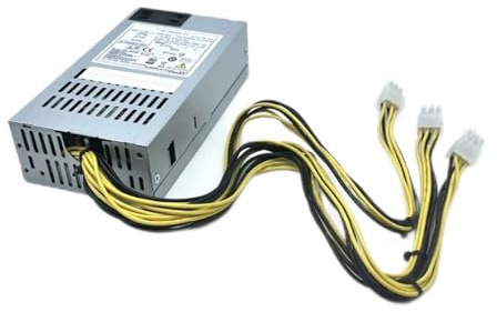 Bloc d'alimentation ATXs 250/300/400/500 W 1U Flexs avec câble fixe et connecteurs PCIe 6 broches pour des performances avec boîtier en métal