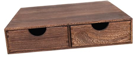 Baoblaze Scatola Porta Cialde caffè Multifunzionale in Legno per caffè E tè, Accessori per caffè Espresso per Bar E Casa, Marrone