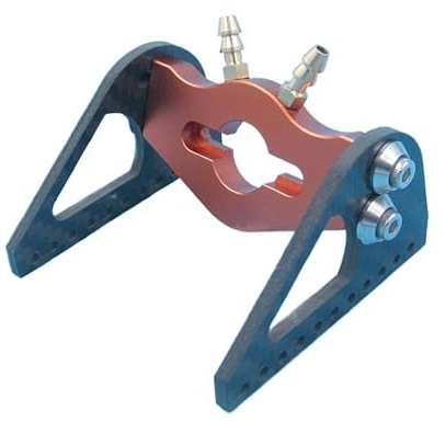 RC Boat Water-Cooled Motor Mount For 36mm 40mm Brushless Motors – Aluminum Alloy Cooling Plate For RC Model Boats(Carbon fiber board)