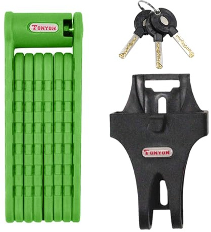 Geavonyg Serrure Antivol Robuste Garde Sécurisée avec Clés Et Facile Vélo Pliant Classique Vélo De Haute Sécurité Serrure De Vélos Pliables