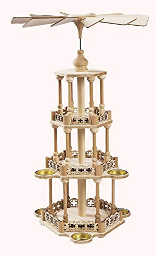 Saico PBS2002 - Piramide in legno, colorato, grande