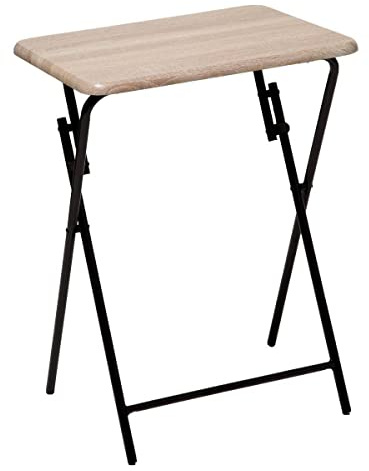 5 five simply smart 5five - tavolo pieghevole effetto legno, 1 posto a sedere