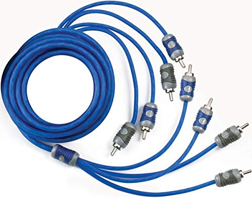 Kicker 46KI44 Car Audio 13 Foot Amp Amplifier 4 Channel Stereo RCA Cable KI44
