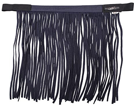 QHP Fliegenfransen mit Klettverschluss Fliegenschutz (Minishetty, blau)