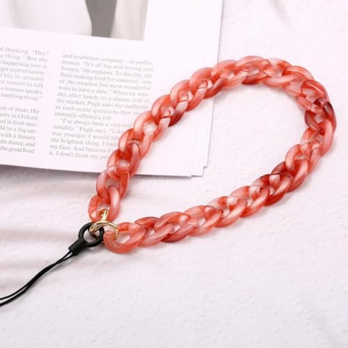 YOGAYE Acryl Handy Kette Vintage Bunte Männer Frauen Paar Telefon Lanyard Anti-Drop Handy Hängenden Seil Schmuck