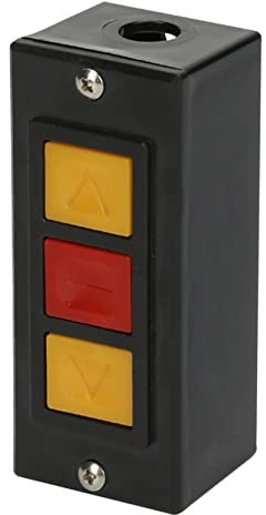 Niniang - Abrepuertas de garaje, caja de bloqueo eléctrico para interruptor de rodillo de puerta, interruptor de botón alterado montado en superficie C