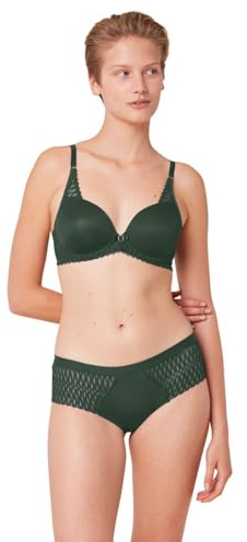 Triumph – Aura Spotlight T – dam – skal-bh – smala remmar – med bygel, Grön kudde, 75C