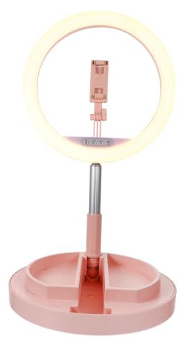 Homoyoyo Soporte De Luz De Anillo Portátil Luz De Relleno para Transmisiones Directas Teléfono Móvil