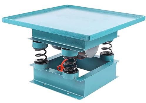 DPLXQPP Vibreur pour Béton électriques,Table Vibrante pour Béton 0,55 KW, 2860 Fois/Min Vibrateur à Plaque Plate pour Béton Machine Vibrante Ressort épais pour éliminer Les Bulles d'air