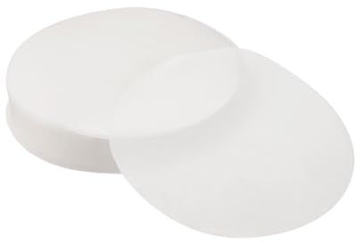 uxcell 500Pcs Parchment Paper Rounds 3-1/2 Inch, Round Parchment Paper Non Stick for Baking Small Cakes, Separating Frozen Meat, Toaster Oven, White
