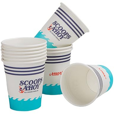 Cinereplicas Stranger Things - skopor Ahoy pappersmugg x24 - Officiell licens