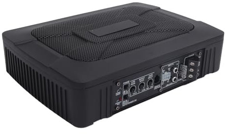 Tbest Subwoofer per Auto Sottosella Ultra Compatto Amplificatore 600 W Subwoofer Attivo Sottile 150 W RMS per Auto