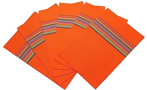 MAGICLULU 6pcs Wear-resistant Table Mat Heat Insulation Non-slip Mat Washable Place for Dining Table for Home Kitchen Restaurant Use