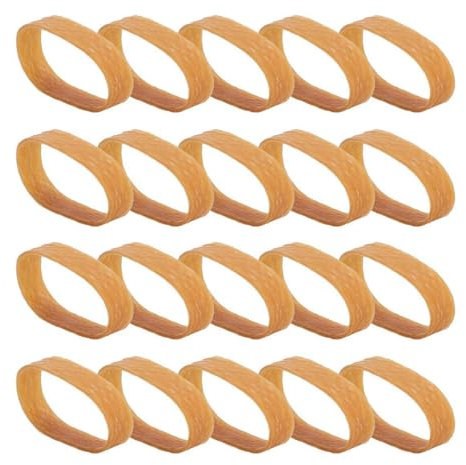 ZWTPGKRD 20/50 Stück Snowboard Bremsen Sport Bremsenhalter Übung Gummibänder Set verbreiterte Gummiringe Skibremsenhalter