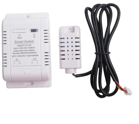 Remote Temperature and Humidity For Smart Switch Optimal for Aquariums, Baby Rooms, and Storage Monitoring (C)