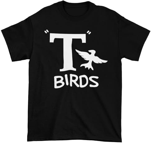 Tribal T-Shirts T-Birds Grease - Camiseta para hombre o mujer, Negro, S