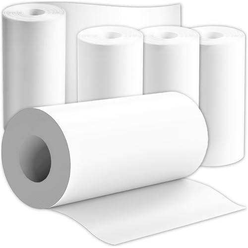 KRUMAD Thermopapier für Kinder Sofortbildkameras – 5 Rollen, 57x25mm - Kompatibel mit Sofortbildkamera Kinder - Fotodruckpapier ohne Tinte - Ideal für Kinderkameras - Kreatives Zubehör