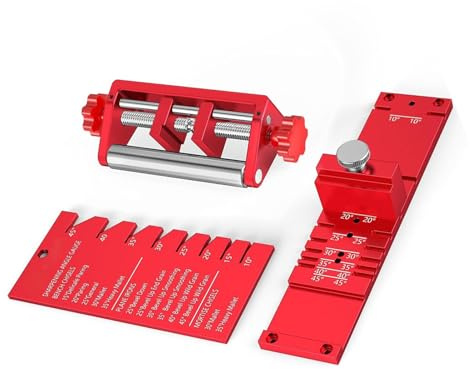 Fabater Chisel Sharpening Jig, Wood Honing Guide for Chisels and Planes Width 0.1 to 2.8 with Sharpening Angle Fixture, Angle gauges from 10° to 45°
