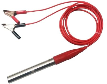 Heater，12V DC Water Heater With Alligator Clip Cartridge Heater 150w 200w 300w Stainless Steel Portable Immersion Heater(12V 150W)