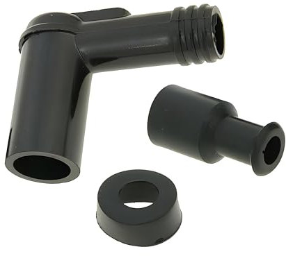 Vicma Conector para bujías de 90°, Color Negro