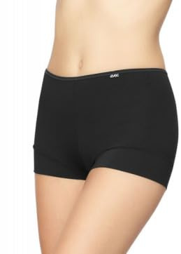 Avet & set boxershorts för kvinnor (storlek S, svart), svart, S