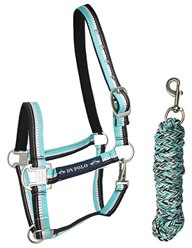 HV Polo Halfter Und Strick Edmee - Blau - Gr. Pferd