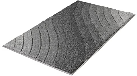 Kleine Wolke Badteppich Tender, 60x100 cm, Anthrazit