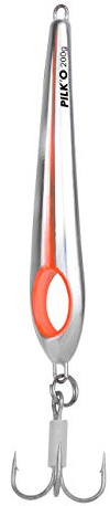 Pilk-O ORANGE Flash/UV Pilker von SPRO Norwegen Ostsee (100)