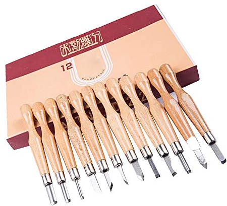 Jeu de sculpture sur bois Outil de sculpture pour bois DIY Sculpture Sculpture et Cire
