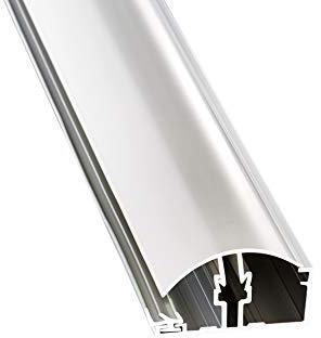 Stegplatte Randprofil Abschllussprofil Endprofil für 16mm Stegplatten Alu/PVC Klemmdeckel 2,5 Meter