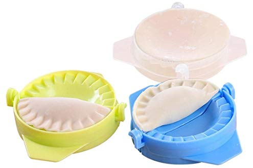 TOSSPER 3pcs Plastic Dumpling Molds Dough Hand Press Tools Pastry Pie Ravioli Clip Mould Kitchen Cooking Gadgets