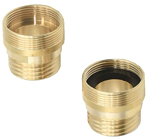bzcemind 1 pcs 1/2 à M22 M24 Connecteur fileté Connecteur de Conversion d'eau en Laiton Convient au raccord Adaptateur de Robinet