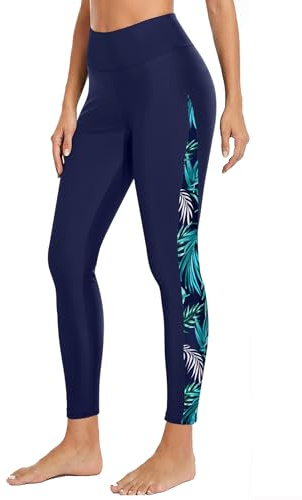 Holipick Damen-Badehose, LSF 50+, hohe Taille, lange Schwimmhose