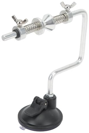 Schnurspulgerät Angeldraht Wickelgriff, Handhaspel Angelschnur Line Spooler Schnurspulgerät Aluminiumlegierung Verstellbares Angelschnur Wicklungsgerät Angeln Spooler Winder mit Vakuum Saugnapf