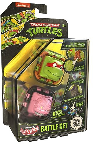 Battle Cubes Ninja Turtles Raphaelo Vs Krang 2-pack – Battle Fidget Set