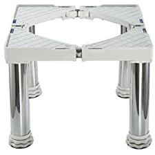 Frigorífico Carro para electrodomésticos con ruedas Lavadora secadora Pedestales Marcos largo/ancho 30-60 cm Puede elegir bandejas de suelo para cocinas, frigoríficos, lavadora, altura 11 cm (50 * 5