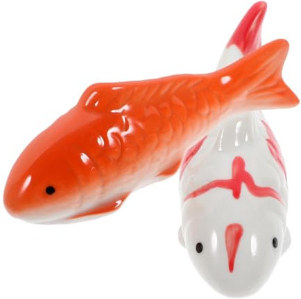 Milisten 2stücke Keramik Fische Aquarium Dekoration Schwimmende Unterwasserornamente Realistische Fische Sicher Und Langlebig Für Aquarien