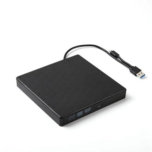 Soeudgh External DVD Drive USB 3.0 Portable +/-RW Player for CD ROM Burner Compatible with Laptop Desktop PC Windows