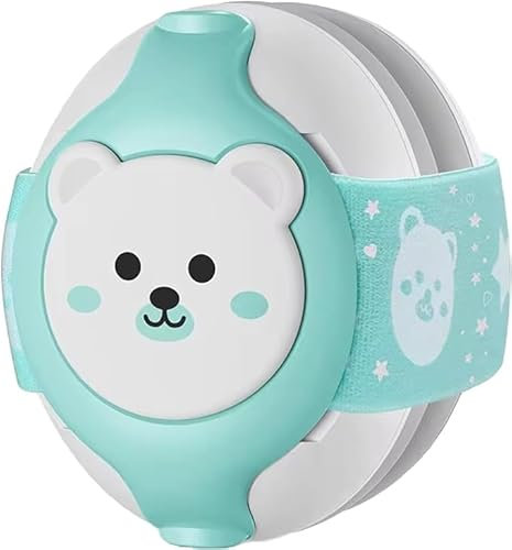 Casque Anti Bruit bebe (B) jusqu'à 36 mois caches oreilles bébé petits protection auditive anti bruit jusqu'à 25 db bouchons anti bruit léger idéal en avion pour Sommeil & Repos au calme certifié CE