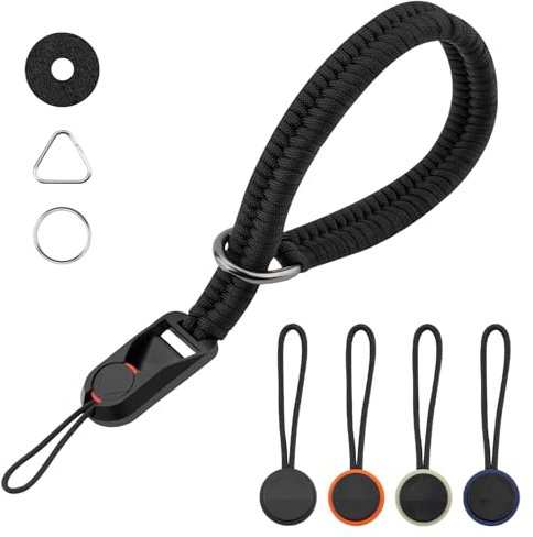 SREBIWO Kamera Handschlaufe mit Schnellverschluss Camera Wrist Strap Verstellbarer Kameragurt für Handgelenke Ultraleichtes Gewicht Paracord Kamera Band Handgelenkschlaufe