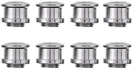 equlup Double Chainring Bolts, Mountain Bikes Chain Wheel Crankset Lock Screws Bolts Nut Parts 11.9x10mm/0.5x0.4in Crankset Screw Chainring Bolts for Bikes