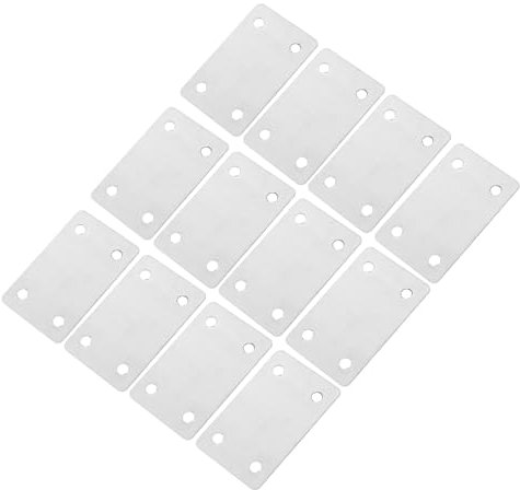 SKISUNO 20stücke Edelstahl Flachverbinder Für Möbel Stabile Gerade Halterungen Reparaturplatten Zur Unterstützung Von Holzverbindungen Langlebig Und Verschleißfest