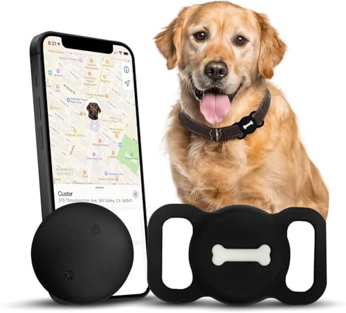 Lnicez Hunde- und Haustier-Tracker, ohne monatliche Ortungspflicht, funktioniert mit Find My, nicht GPS-Hund, nur iOS