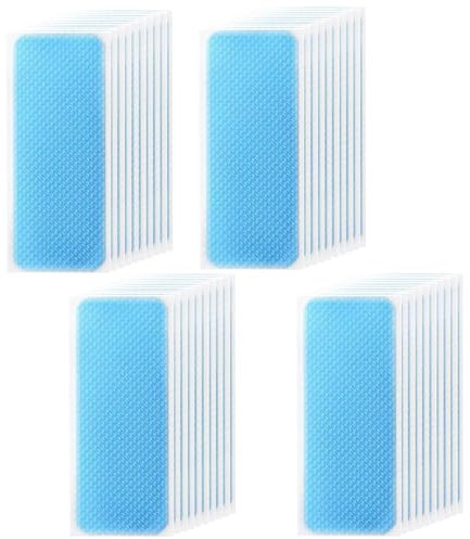 Parches de Refrigeración de Fiebre, Gel Parches Calor Frío, 40PCS Gel De Enfriamiento, Parches Antigolpes de Calor Frío