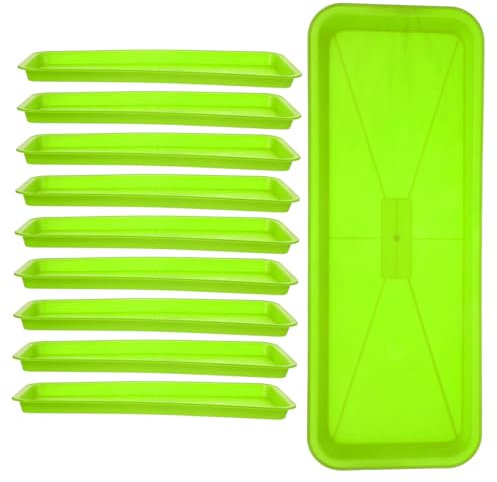 INOOMP 10stücke Pflanzenuntersetzer Rechteckig Für Zimmerpflanzen Tablett Zum Auffangen Von Wasser Und Erde Für Töpfe Und Bonsai Blumentopfuntersetzer Für Topfpflanzen