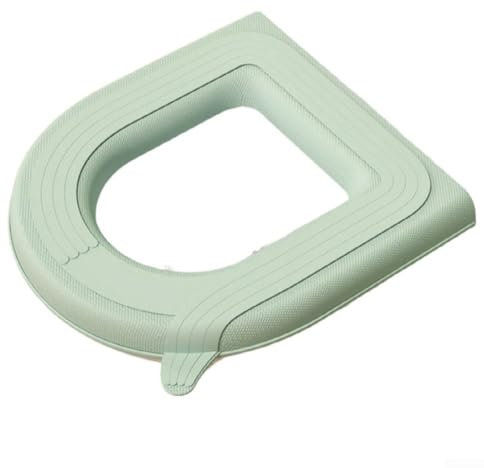 Copriwater con maniglia portatile, migliora l'igiene del bagno (verde)