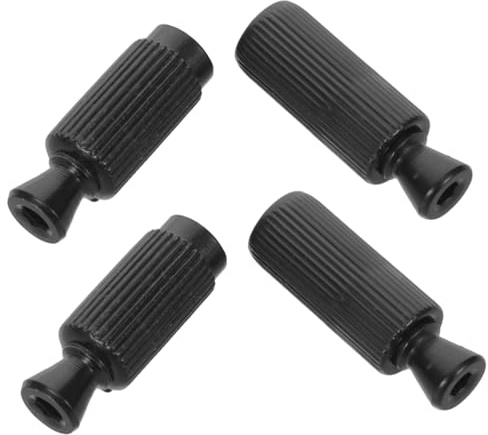 OFFSCH 4 Stück Teiliges Tremolo Brücken Ersatzset Metallanker Erhöhungsschrauben Gitarren Brückenbolzen Schrauben Gitarre Tremolo System Robust Vibrationsdämpfend Präzise Stimmstabil