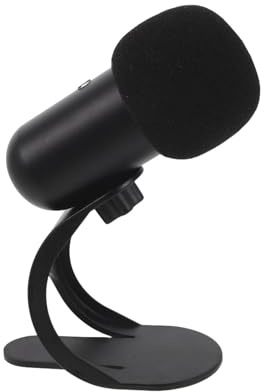 IWOWHERO USB Kondensatormikrofon mit Stummschalttaste Kabelgebundenes Kleiner Aufnahmemikrofon Fürpc Gesang Podcast und Karaoke USB Mikrofon mit Geräuschunterdrückung für Streaming