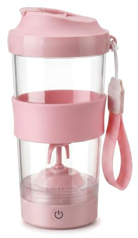 530ml Shaker Électrique pour Protéines,7000 U/min Mélangeur à Boissons Anti-Grumeaux,Rechargeable USB,Sans BPA,Étanche,Auto-Nettoyant,Idéal pour Protein Shake,Milk-shake,Café,Préparation de Repas